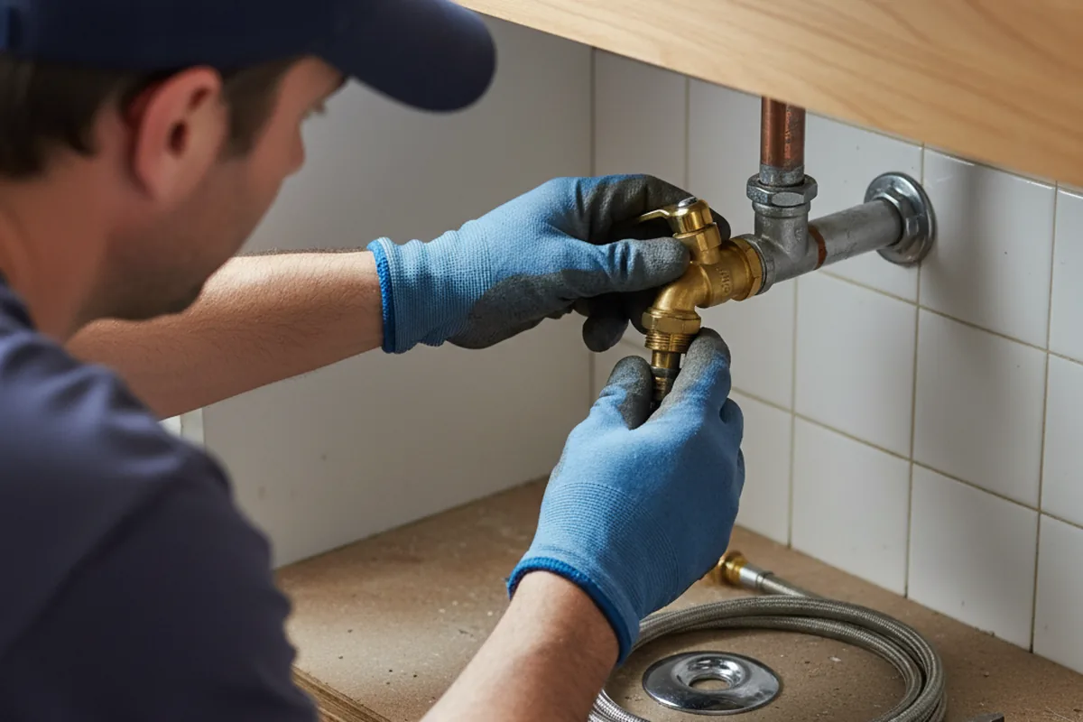 Shutoff valve and fitting work during Faucet and Fixture Repair in Sunnyvale